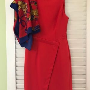Red TopShop dress nwot, size 4